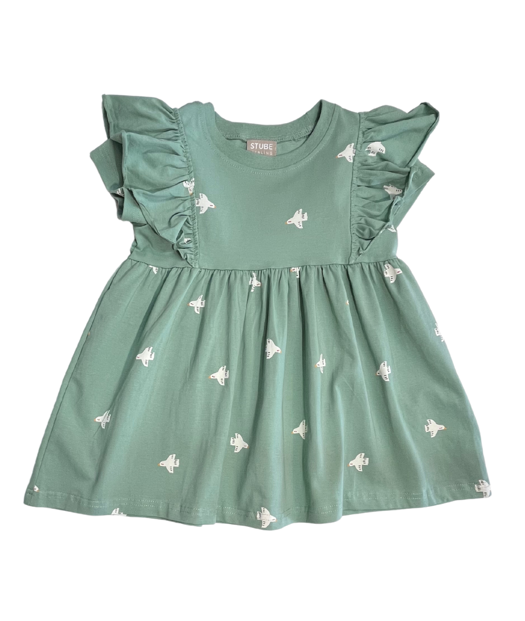 Bequemes Sommerkleid mit Möwen
