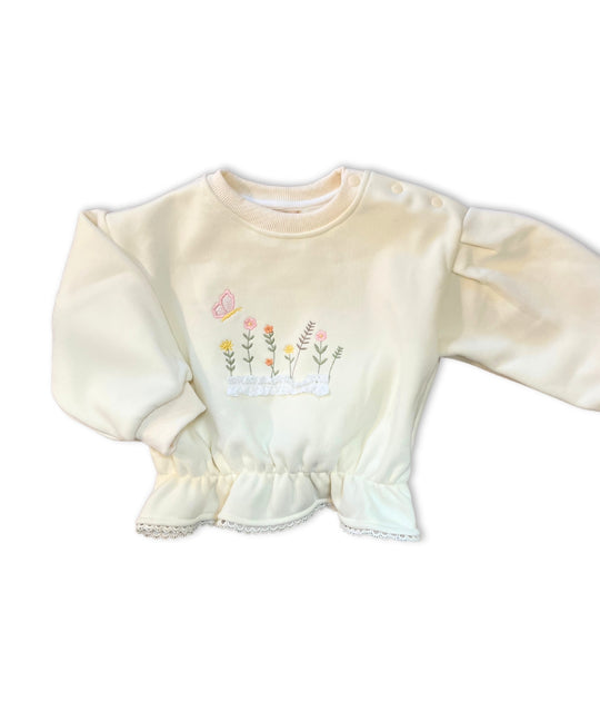 Romantischer Kinderpullover