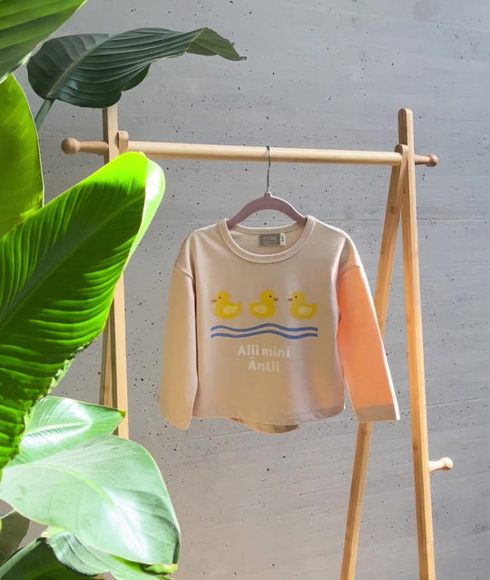 Alli-mini-Äntli Langarmshirt