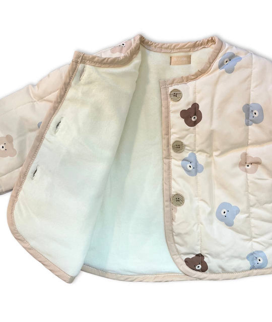 Babysteppjacke mit Bärchen