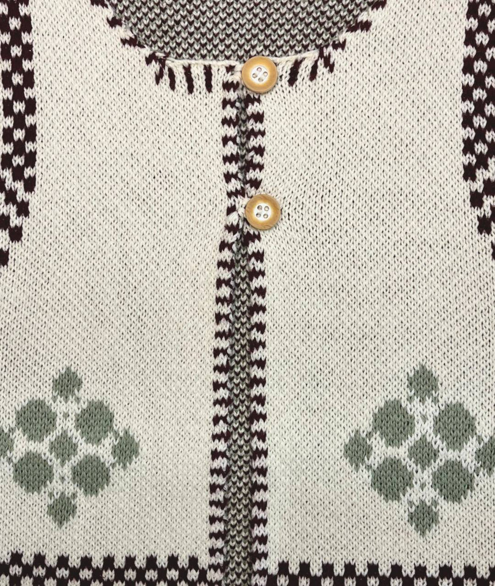 Boho Kinder Strickweste Detailansicht