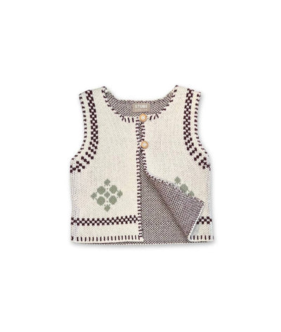 Gestrickte BOHO Kinderweste