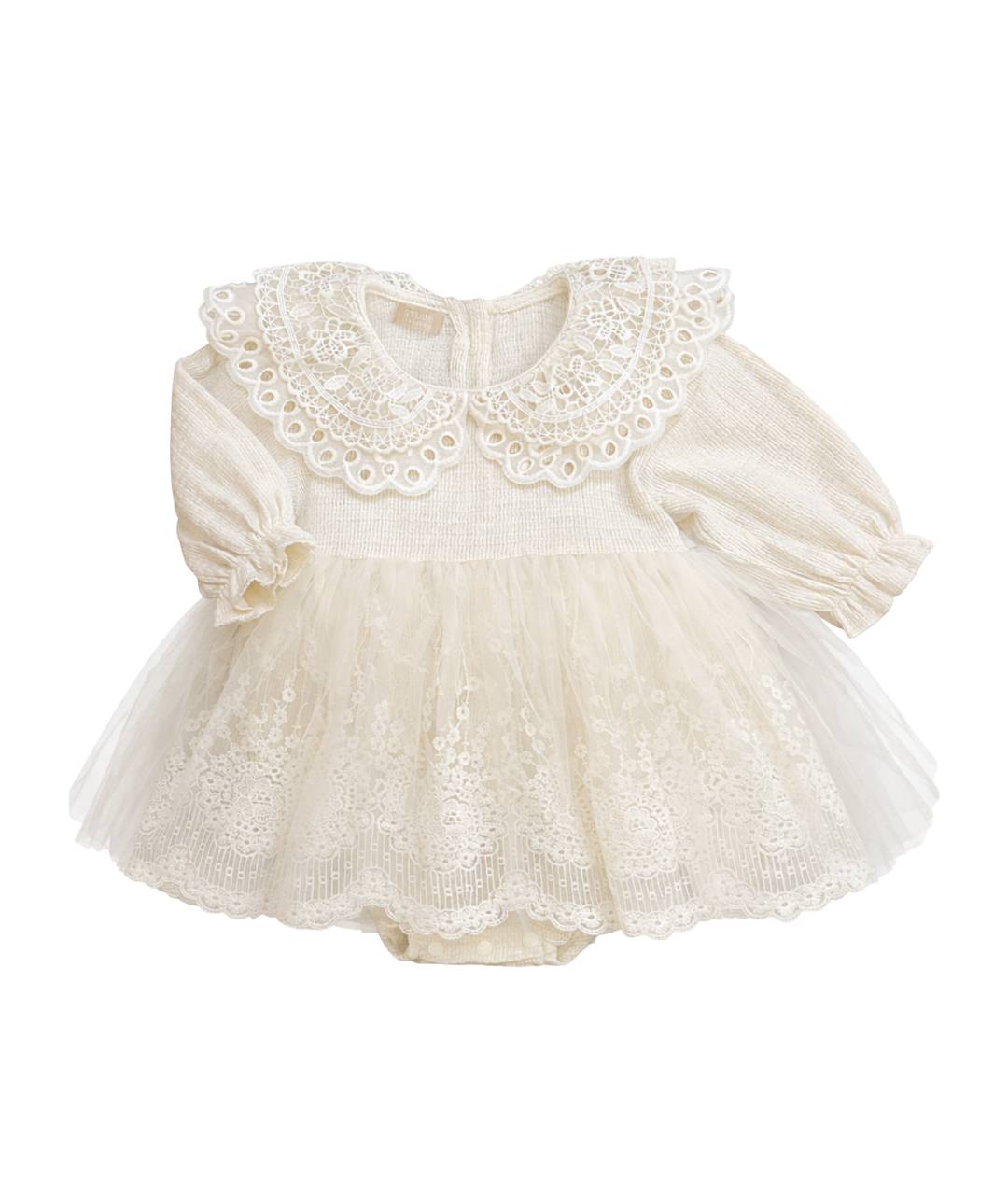 Festliches Babykleid mit Tüll und Spitzen
