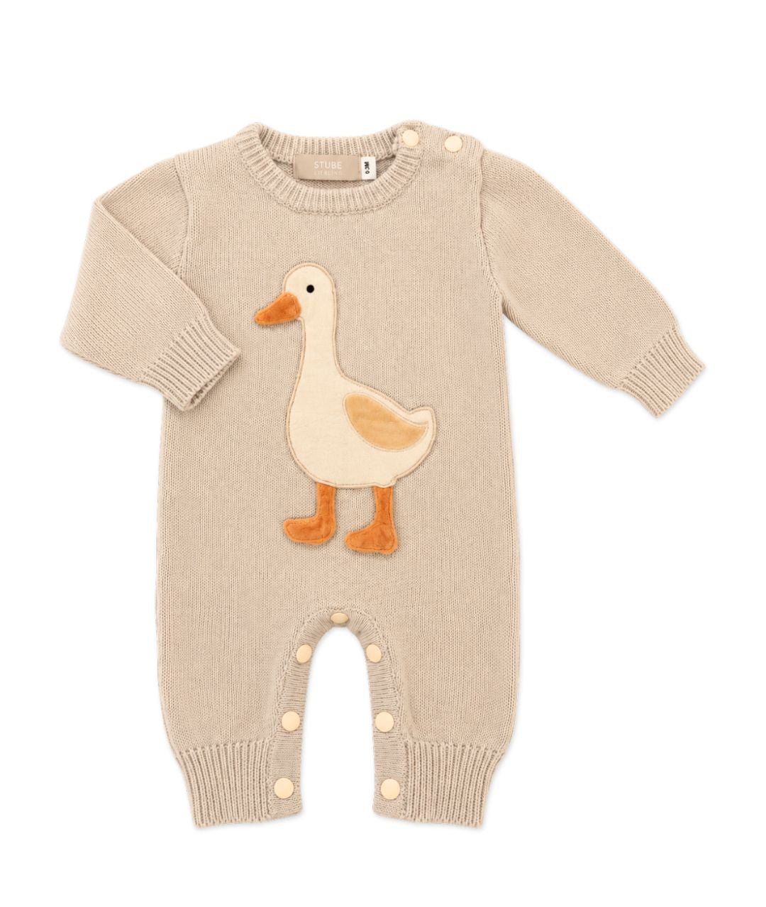 Gänse Strickstrampler
