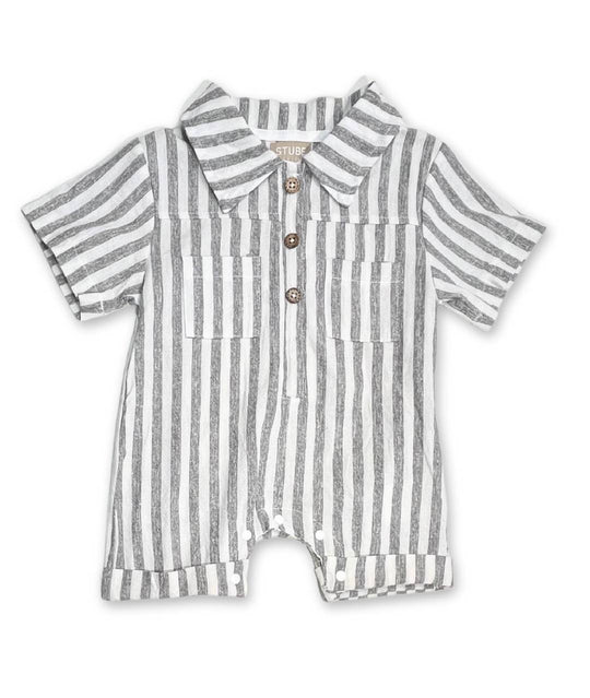 Gestreifter Babyoverall Sommer