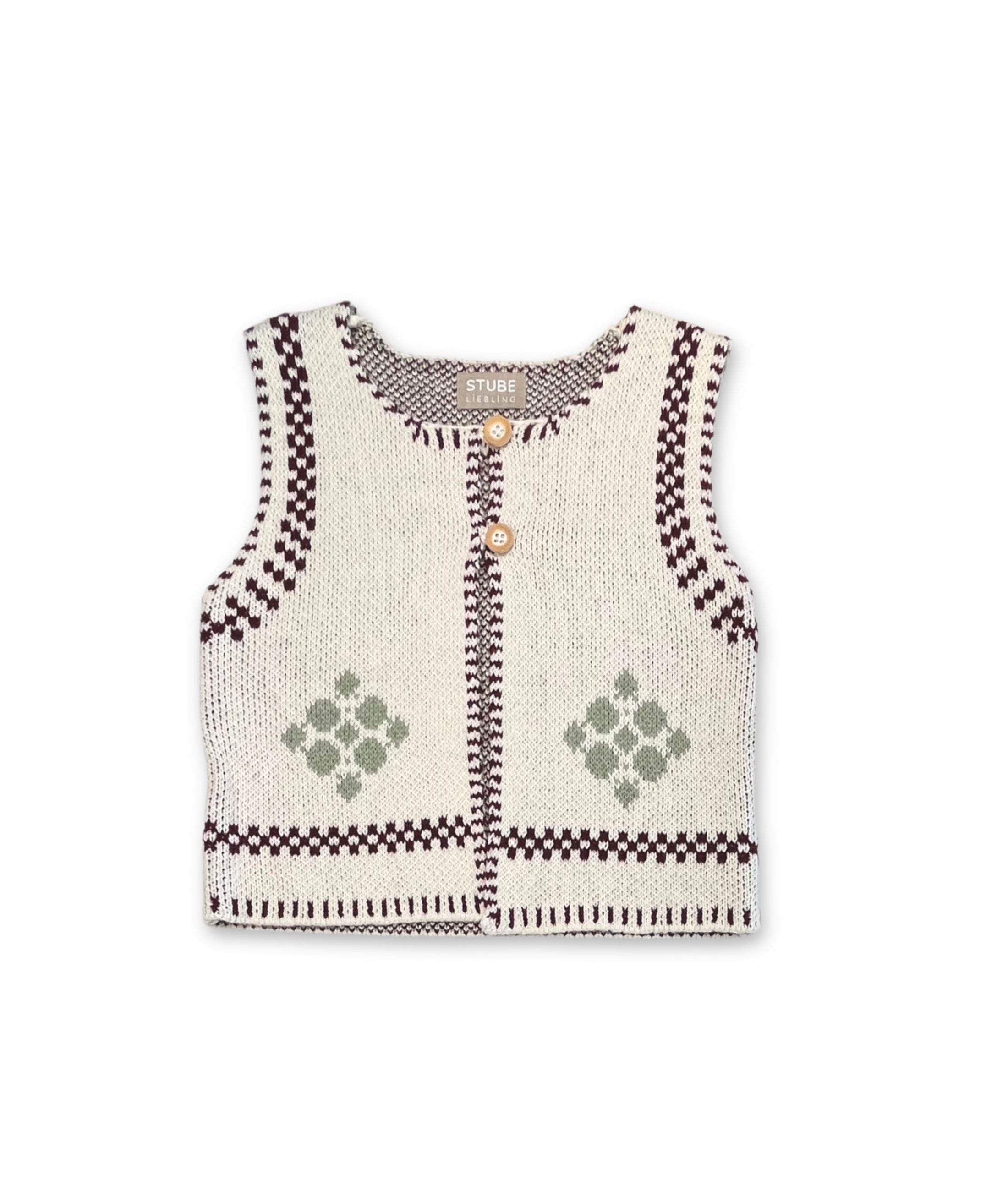 Gestrickte Boho Kinderweste | STUBE LIEBLING