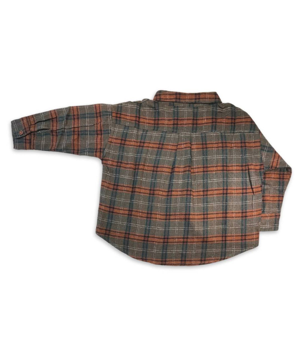 Karohemd für Kinder Rückenansicht