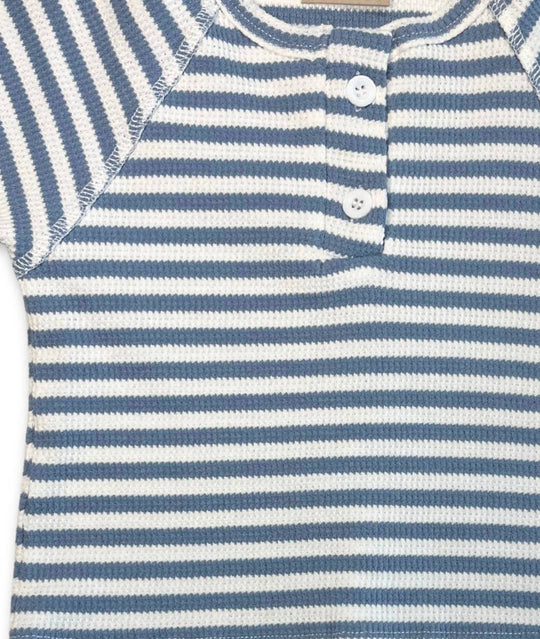 Blau/Weiss gestreifter Seemannspullover für Kinder