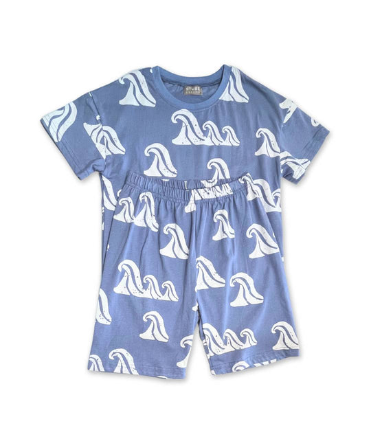 Kinderset (T-Shirt & Hose) mit Wellen
