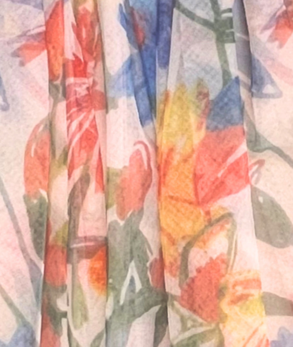 Kinder-Tüllkleid mit Blumen