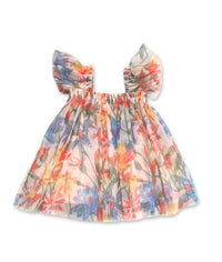 Kinder-Tüllkleid mit Blumen