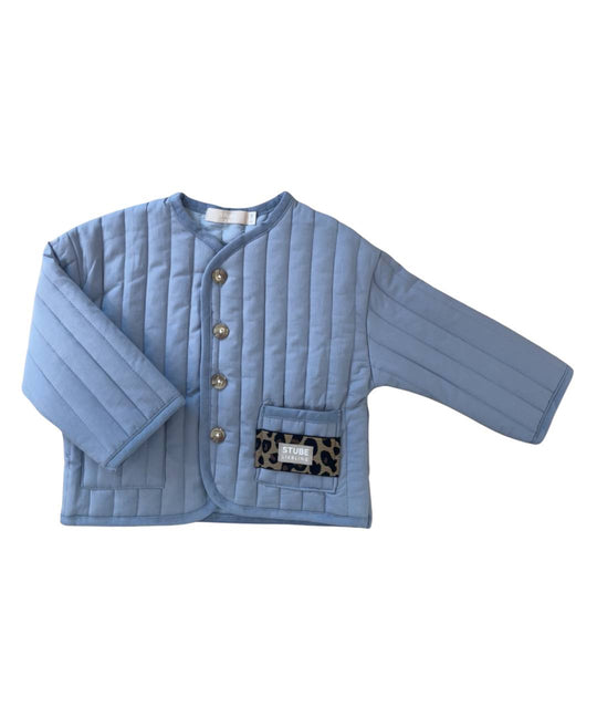 Kinderjacke mit Leoprintdetail