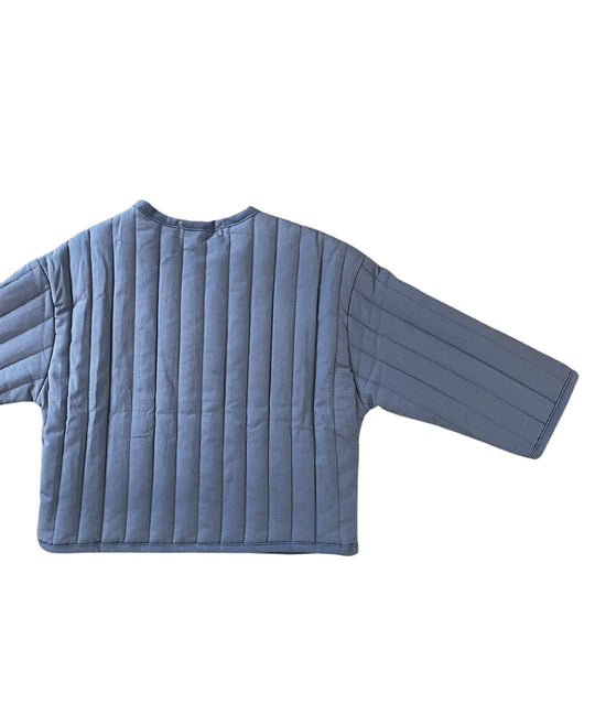 Kinderjacke mit Leoprint Rückenansicht