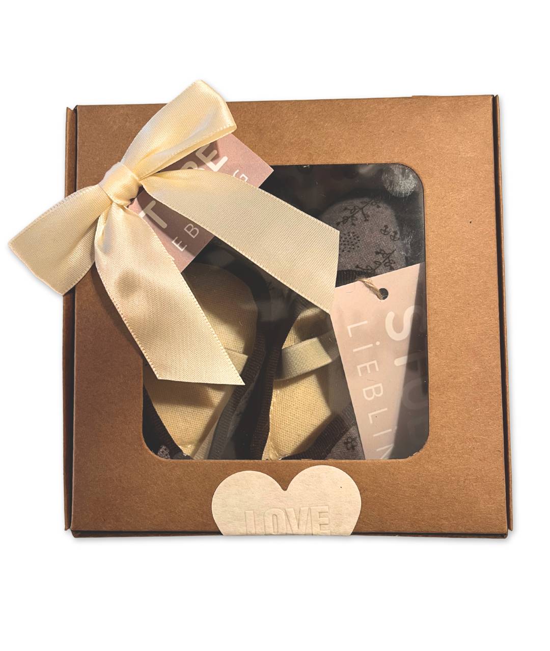 Verpackung graue Lauflernschuhe