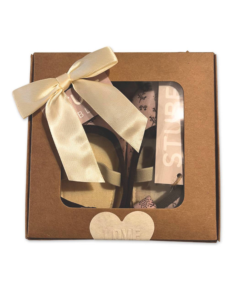 Rosa Lauflernschuhe Verpackung