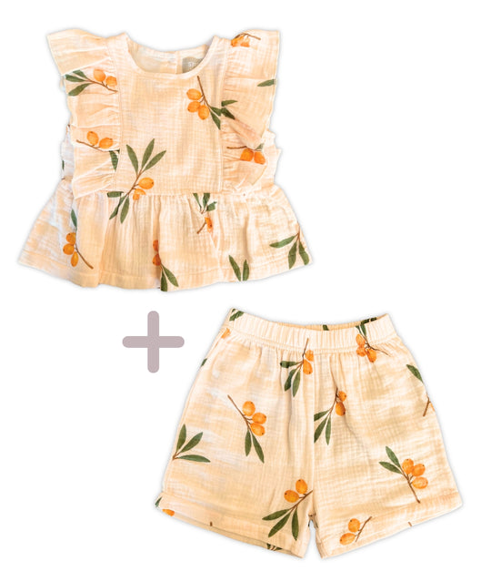 Sanddorn Blusen-Look – zum Vorteilspreis