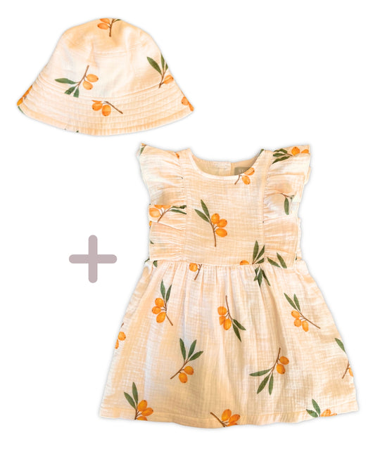 Sanddorn Kleid-Look – zum Vorteilspreis