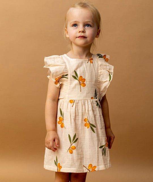 Sanddorn Kleid-Look – zum Vorteilspreis