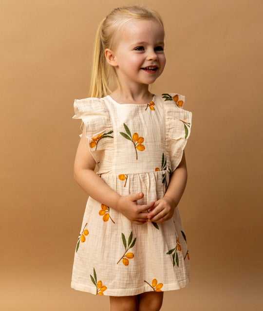 Sanddorn Kleid-Look – zum Vorteilspreis