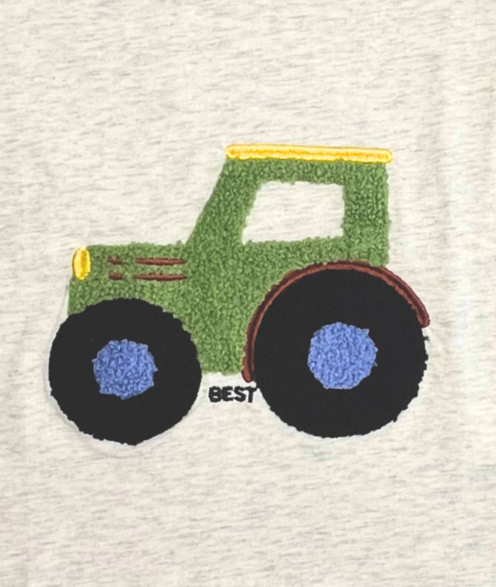 Traktor Kindershirt Detailansicht
