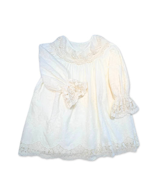 Elfenbein weisses festliches Mädchenkleid